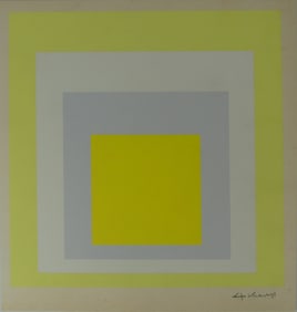 JOSEF ALBERS 'HOMAGE TO THE SQUARE' SIGNED