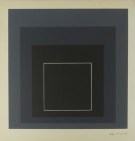JOSEF ALBERS 'HOMAGE TO THE SQUARE' SIGNED