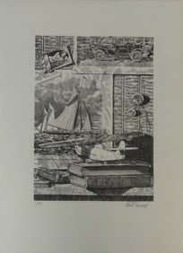 4pc ROBERT SARSONY LITHOGRAPHS