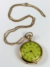 WALTHAM LADIES GOLD FILLED PENDANT WATCH