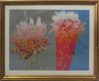 ANDY WARHOL 'KIKU' SIGNED PRINT