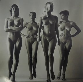 HELMUT NEWTON 'SIE KOMMEN, NAKED' PHOTO-LITHO