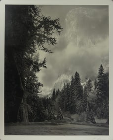 ANSEL ADAMS 'EL CAPITAN' SIGNED PHOTO-LITHO