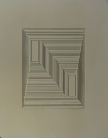 JOSEF ALBERS 'TO MONTE ALBAN' LITHOGRAPH