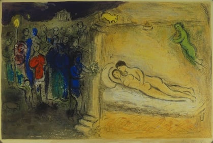 MARC CHAGALL 'THE WEDDING NIGHT'