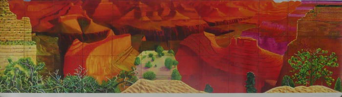 DAVID HOCKNEY 'A CLOSER GRAND CANYON' SIGNED