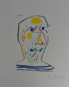 PABLO PICASSO 'PLATE XVI, GOUT DU BONHEUR' SIGNED