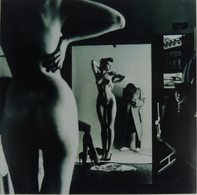 HELMUT NEWTON 'SELF PORTRAIT WITH MODEL'