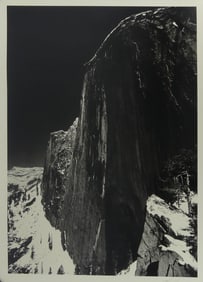 ANSEL ADAMS 'HALF DOME' SIGNED PHOTO-LITHO
