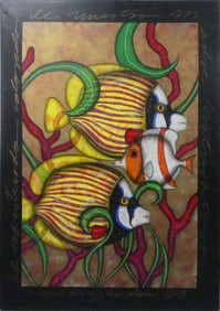 LUIS SOTTIL 'ELEMENTS OF COLOR B' ACRYLIC / CANVAS