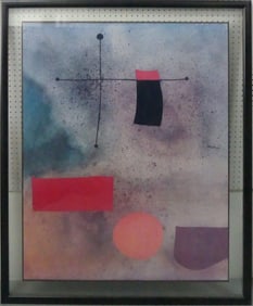 JOAN MIRO 'ABSTRAIT' LARGE OFFSET LITHOGRAPH