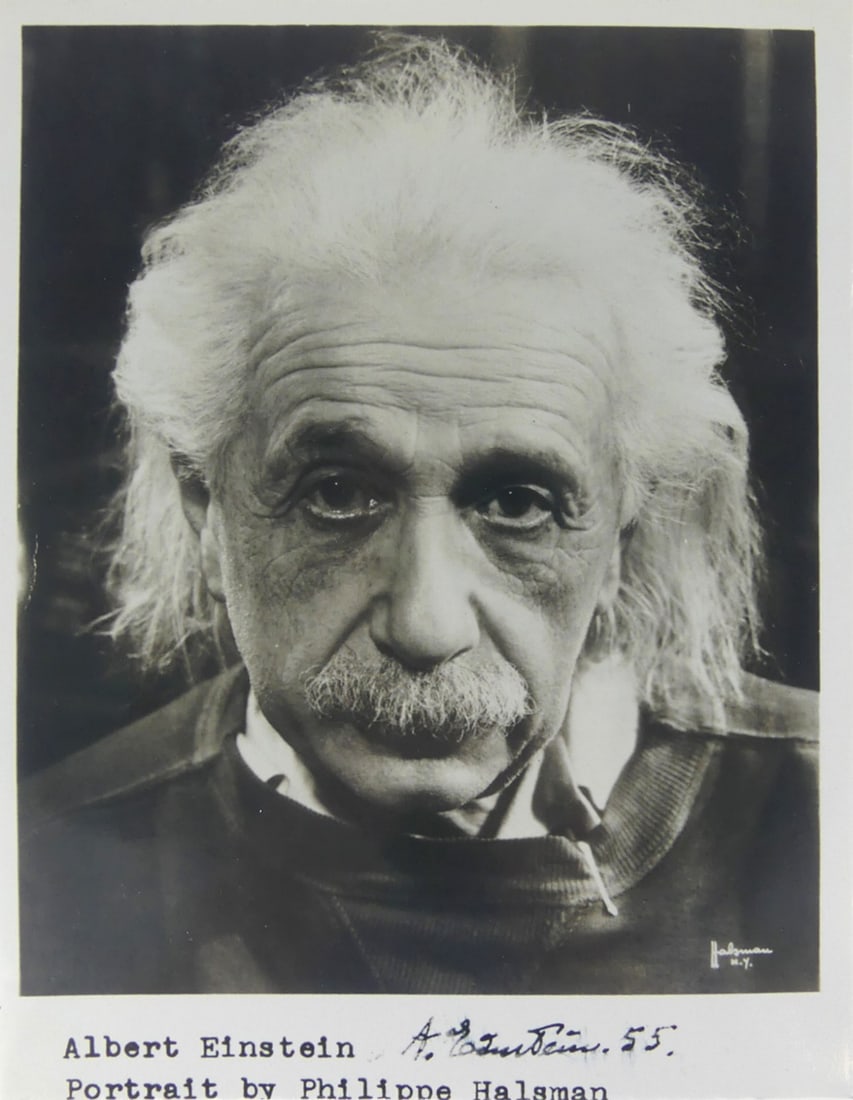 PHILIPPE HALSMAN 'ALBERT EINSTEIN' PHOTO (1 of 5)