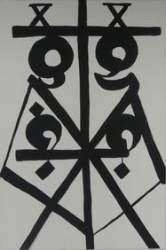 RETNA 'MOVEMENT' ACRYLIC PAINTING ON CANVAS