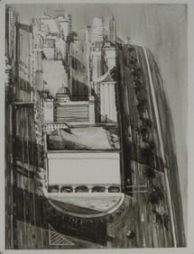 WAYNE THIEBAUD 'CITY VIEWS' LITHOGRAPH