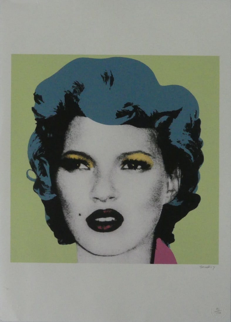 BANKSY 'KATE MOSS' LITHOGRAPH (1 of 6)