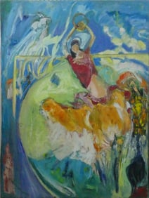 LINDA SOLOMON 'DANCE WITHIN, DANCE WITHOUT' OIL