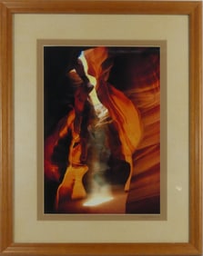 ANTELOPE CANYON SIGNED PHOTOGRAPH