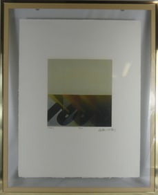 CARLOS DAVILA 'LINE II' AQUATINT ETCHING