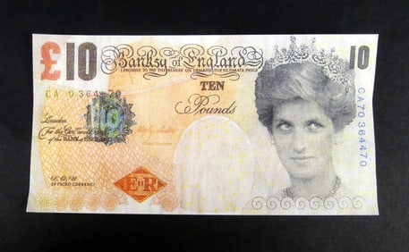 BANKSY 'DI-FACED' TENNER OFFSET LITHOGRAPH