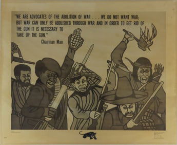 EMORY DOUGLAS 'CHAIRMAN MAO' BLACK PANTHER POSTER