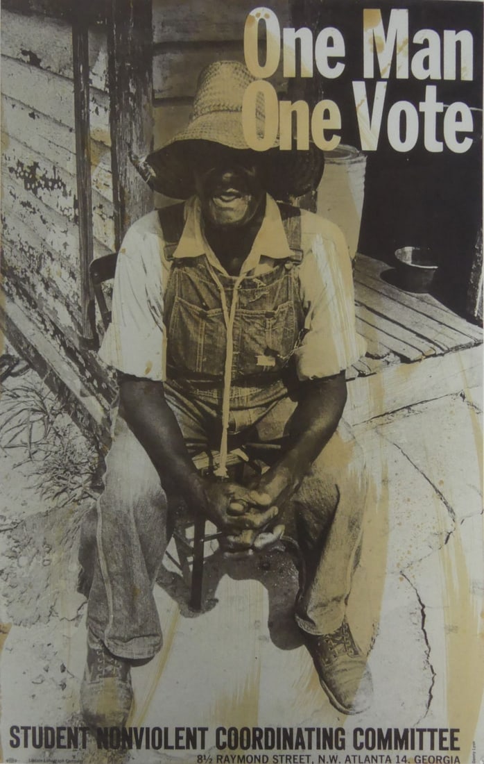 DANNY LYON 'ONE MAN ONE VOTE' POSTER (1 of 4)