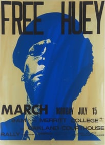 BLACK PANTHERS 'FREE HUEY' POSTER
