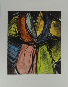 JIM DINE 'BILL CLINTON ROBE' PRINT IN COLORS