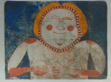 RUFINO TAMAYO 'MUJER SOURIENTE' PRINT