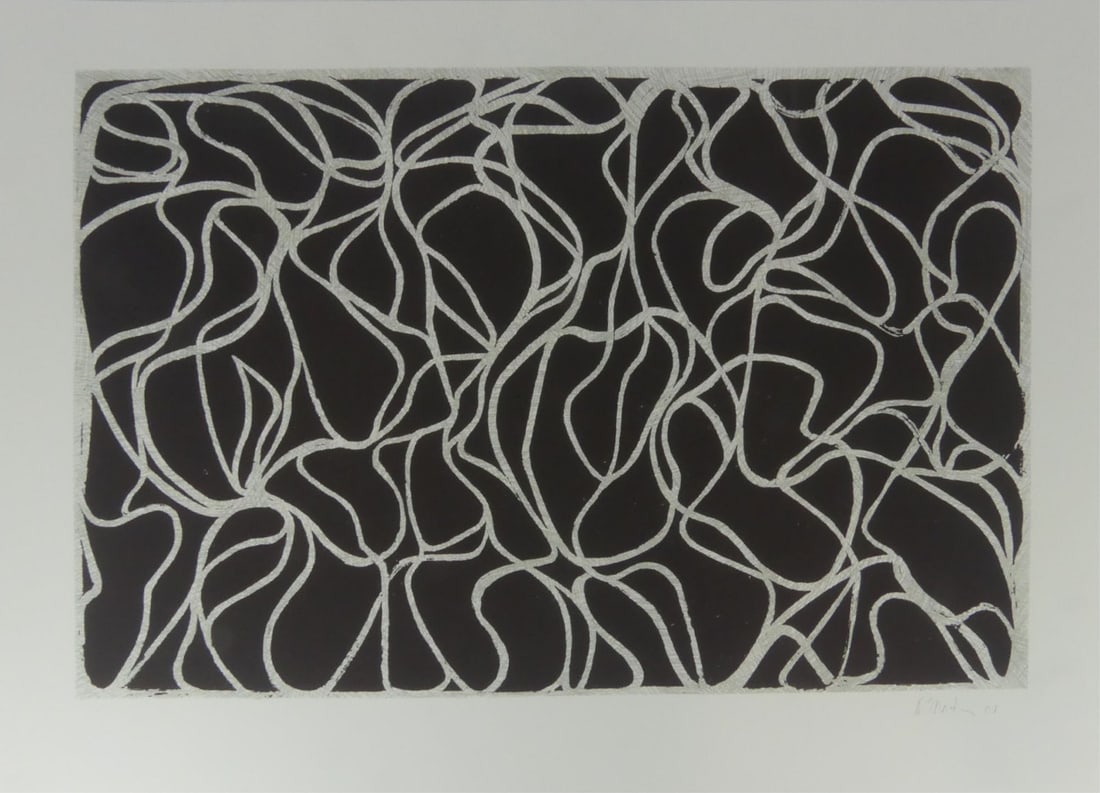 BRICE MARDEN 'LINE MUSES' PRINT (1 of 5)
