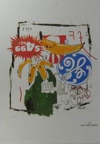 JEAN-MICHEL BASQUIAT 'BANANAS' LITHOGRAPH