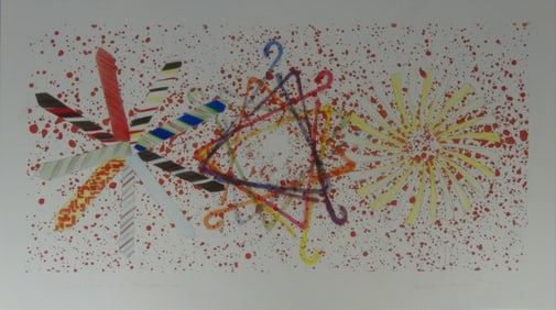 JAMES ROSENQUIST 'MORE POINTS ON A BACHELOR'S TIE'