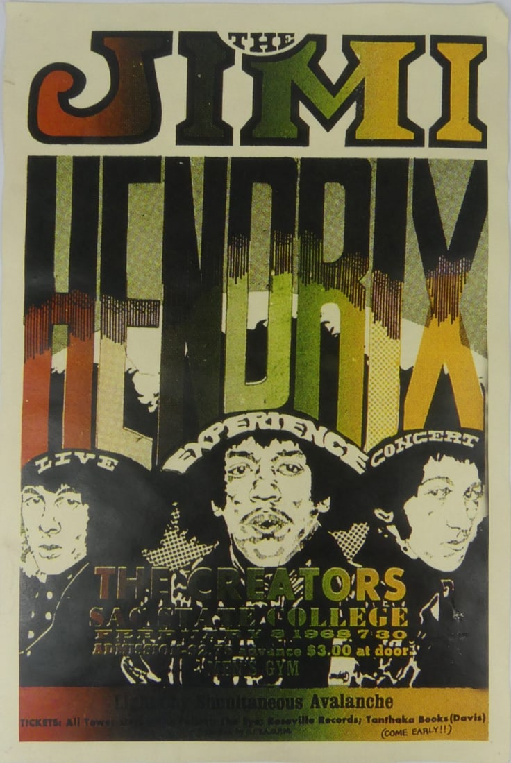 JIMI HENDRIX EXPERIENCE 'THE CREATORS' POSTER (1 of 4)