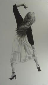ROBERT LONGO 'ANNE' OFFSET LITHOGRAPH
