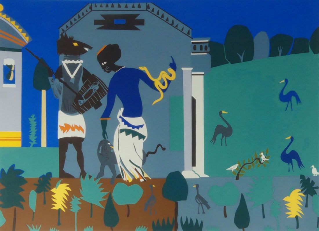 ROMARE BEARDEN 'CIRCE INTO SWINE' (1 of 6)