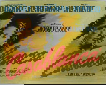 CASABLANCA LOBBY CARD