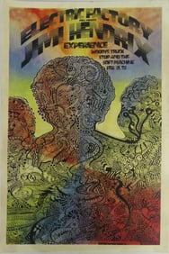 JIMI HENDRIX 'ELECTRIC FACTORY' CONCERT POSTER