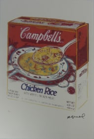 ANDY WARHOL 'CAMPBELL'S SOUP BOX' LITHOGRAPH
