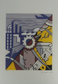 ROY LICHTENSTEIN 'INDUSTRY & THE ARTS II' LITHO