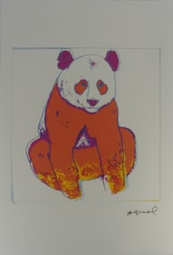 ANDY WARHOL 'GIANT PANDA' LITHOGRAPH