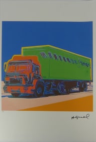 ANDY WARHOL 'TRUCK 368' LITHOGRAPH