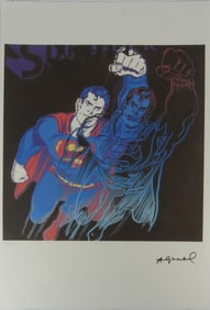 ANDY WARHOL 'SUPERMAN' LITHOGRAPH