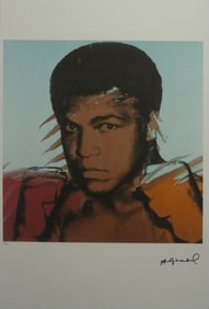 ANDY WARHOL 'MUHAMMAD ALI' LITHOGRAPH