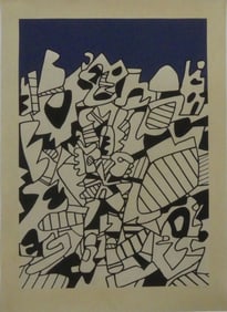 JEAN DUBUFFET 'SOLITUDE ILLUMINEE'