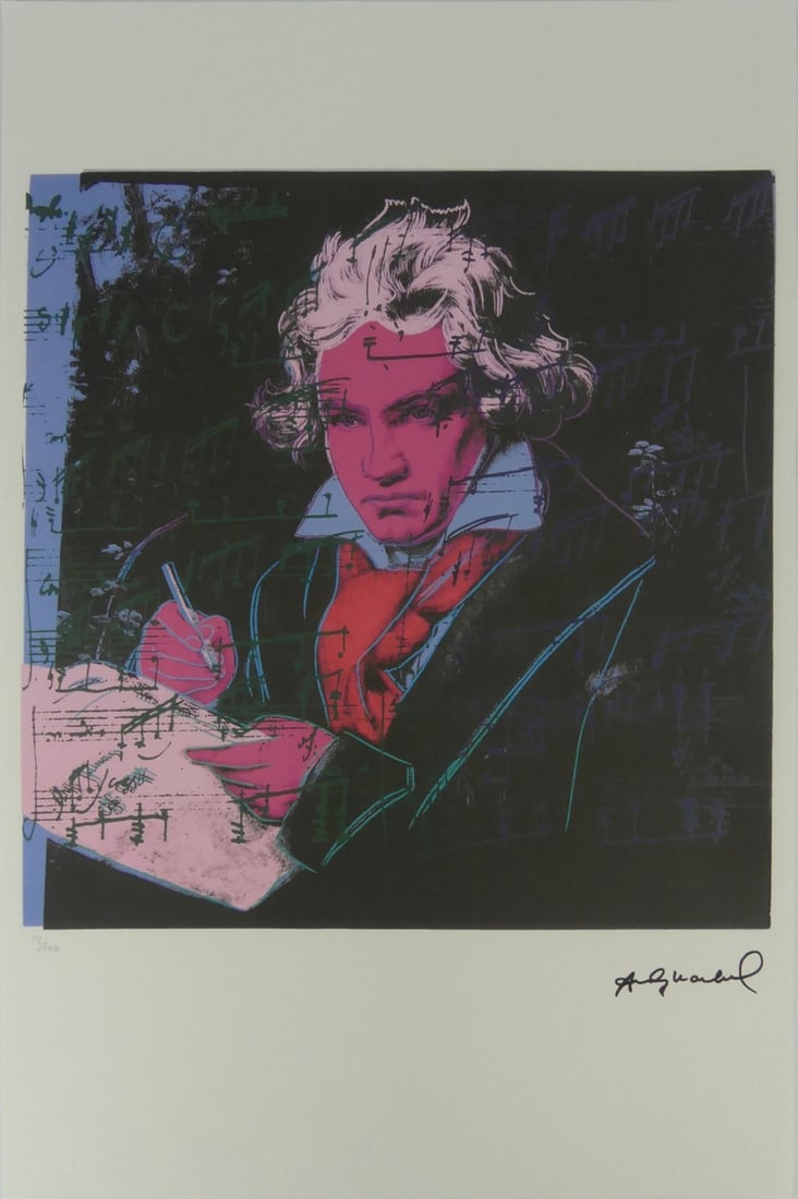 ANDY WARHOL 'BEETHOVEN' LITHOGRAPH (1 of 8)