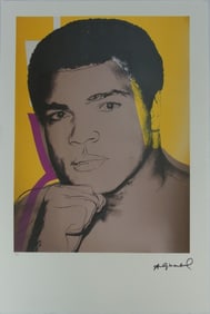 ANDY WARHOL 'MUHAMMAD ALI' LITHOGRAPH