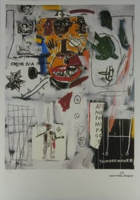 JEAN-MICHEL BASQUIAT 'THUNDERMAKER' LITHOGRAPH