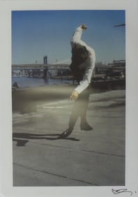 ROBERT LONGO 'ERIC, NYC' SIGNED PHOTO PRINT