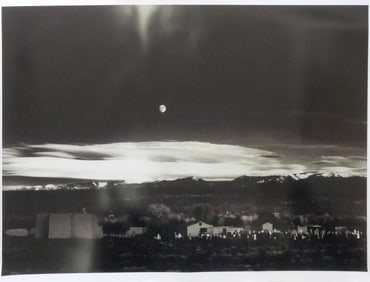 ANSEL ADAMS 'MOONRISE, HERNANDEX, NEW MEXICO'