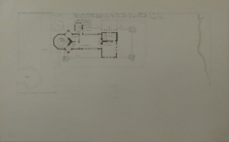 FRANK LLOYD WRIGHT 'MCAFEE HOUSE' LITHOGRAPH