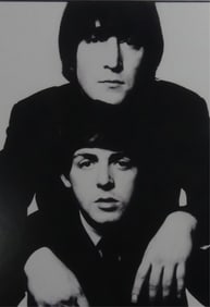DAVID BAILEY 'JOHN LENNON & PAUL MCCARTNEY' PHOTO
